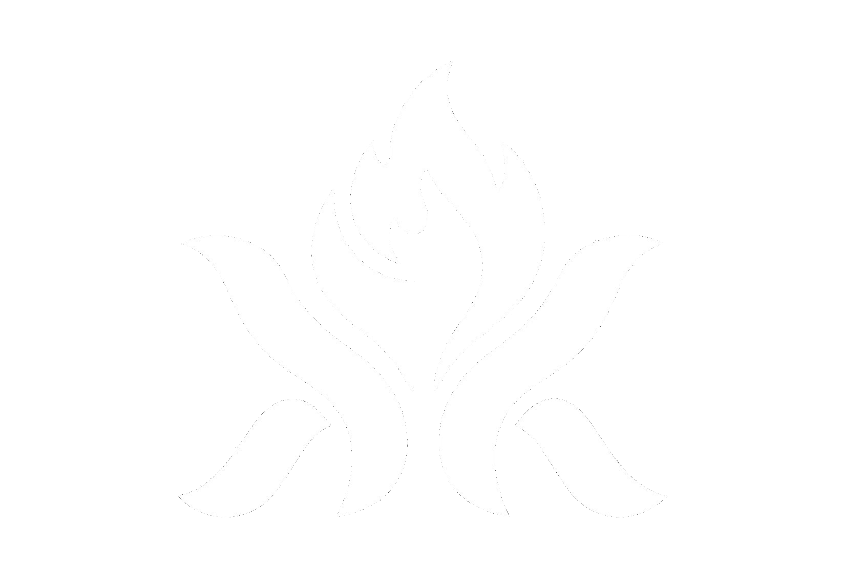 Korma's Kitchen lotus-flame logo